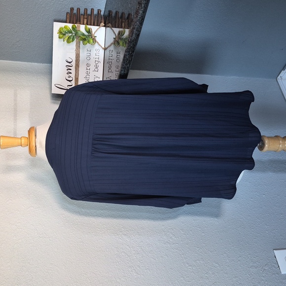 Maurice's Navy 3/4 Sleeve Blouse | Size 1X - Picture 4 of 7
